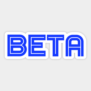 BETA Genesis Sticker